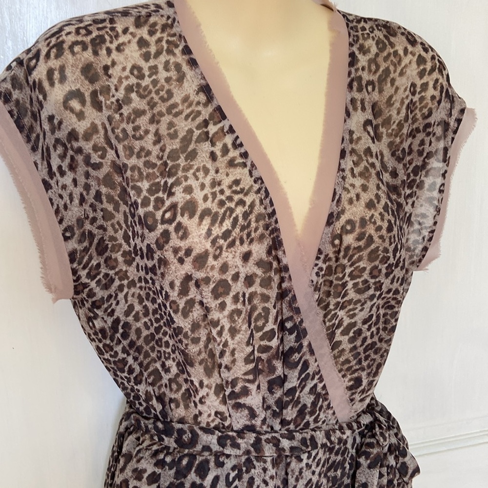 Animal Print Jumpsuit by Mystree Sz S